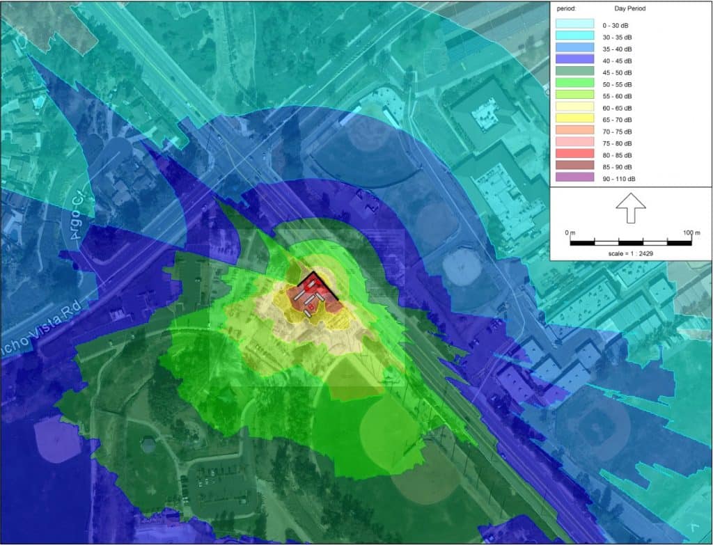 Computer Noise Modeling Environmental Noise Control